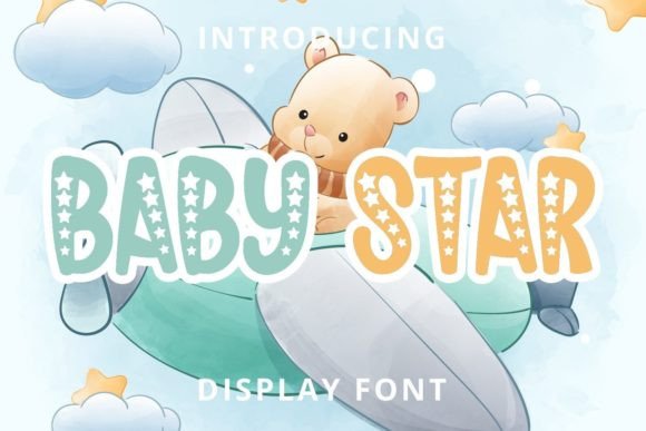 Baby Star: A Playful Display Font for Gentle Editorial Moments