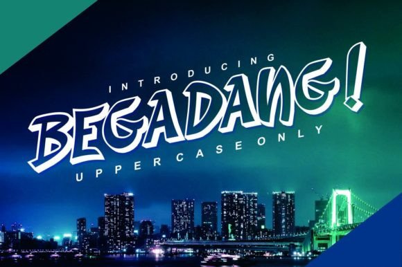 Begadang: A Display Font That Breathes Life Into Editorial Moments