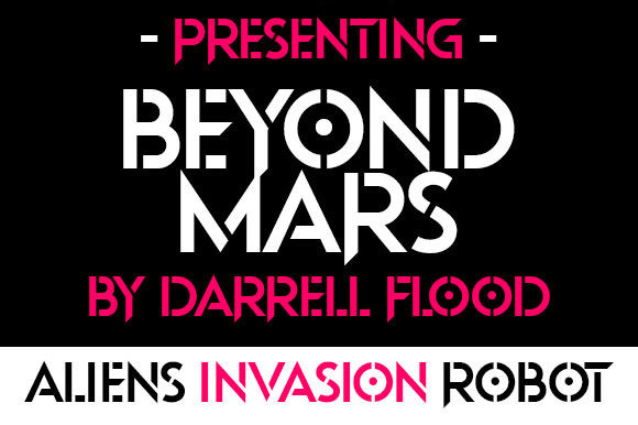 Beyond Mars: A Bold, Cosmic Display Font