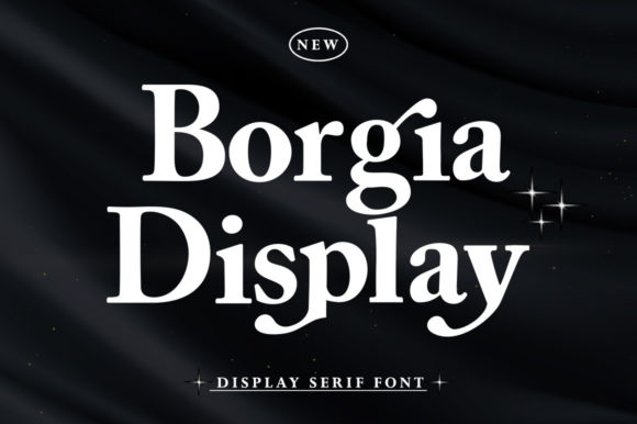 Borgia: A Confident Display Font for Digital Branding