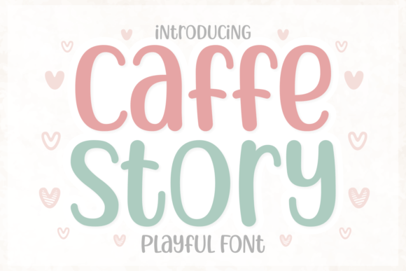 Caffe Story Display Font for Handmade Creators