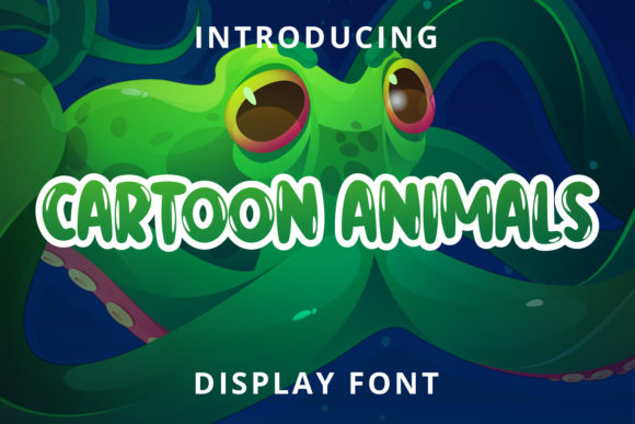 Cartoon Animals Font: Friendly, Fresh Branding for Small Businesses