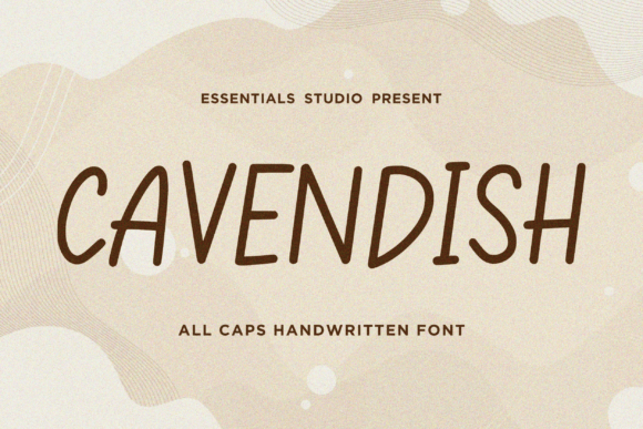 Cavendish: A Handwritten Display Font That Feels Human, Not Hectic