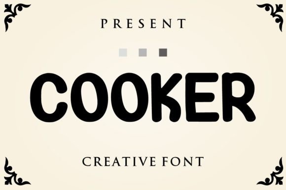 Cooker Font: A Friendly Display Typeface for Campaign Headlines
