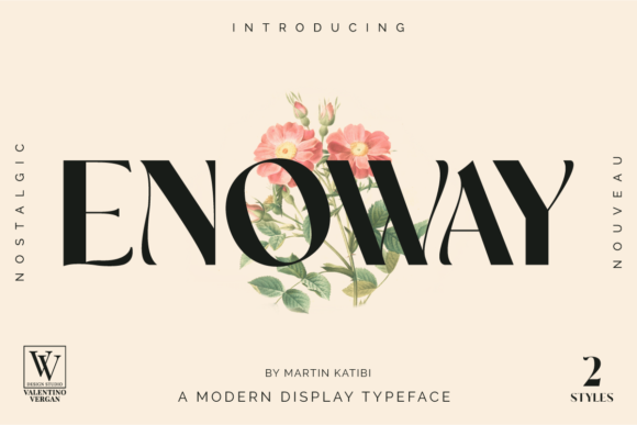 Enoway: A Modern Display Font for Editorial Impact