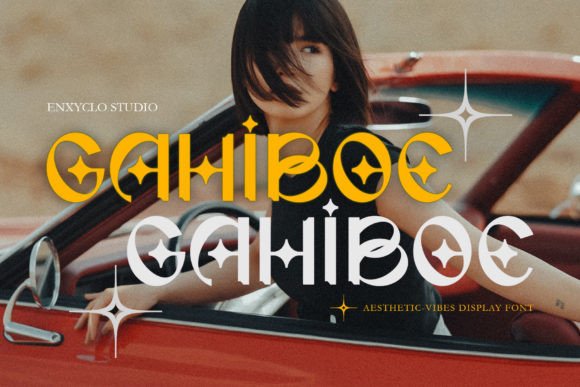 Gahiboe: A Display Font That Feels Like a Deep Breath