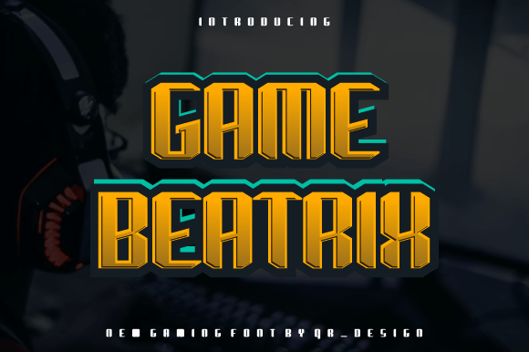 Game Beatrix: A Bold Display Font for Handmade Brands