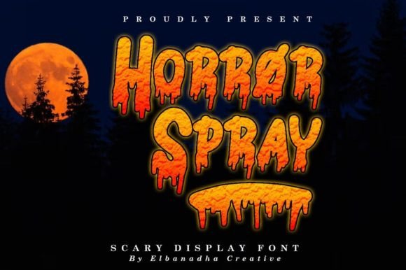 Horror Spray: A Display Font That Adds Instant Atmosphere