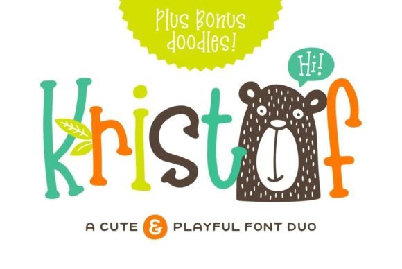Kristof: A Playful Display Font for Campaign Headlines