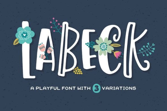 Labeck: A Playful Display Font That Makes Your Brand Shine