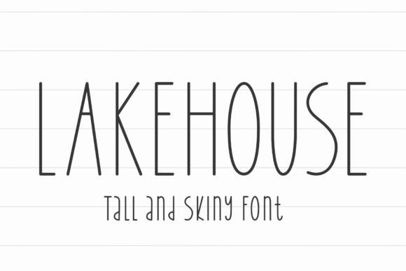 Lakehouse: A Display Font That Commands Attention