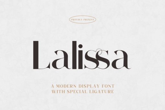 Lalissa: A Display Font That Breathes Quiet Confidence