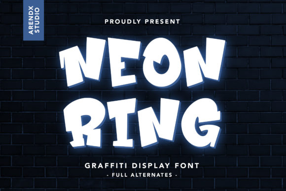 Neon Ring: A Display Font That Commands Attention