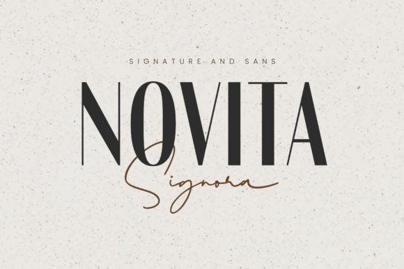 Novita Signora Duo: A Display Font That Elevates Real Web Projects