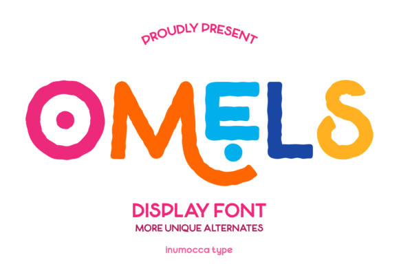 Omels Display Font: Joyful, Bold & Made for Makers