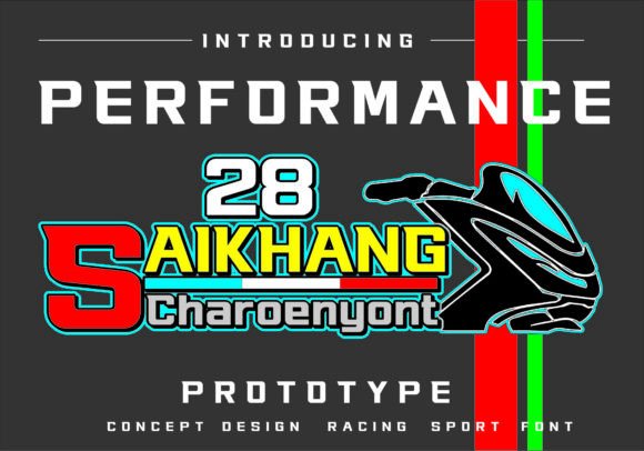 Performance: A Bold, Modern Display Font for Makers
