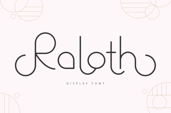 Raloth: A Modern Display Font That Feels Like a Secret Weapon