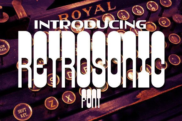 Retrosonic: A Playful, Confident Display Typeface for Editorial Charm