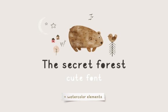 Secret Forest: A Handwritten Display Font That Feels Like a Breath of Fresh Air