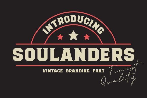 Soulanders: A Vintage Serif Font That Makes Your Brand Feel Timelessly Real