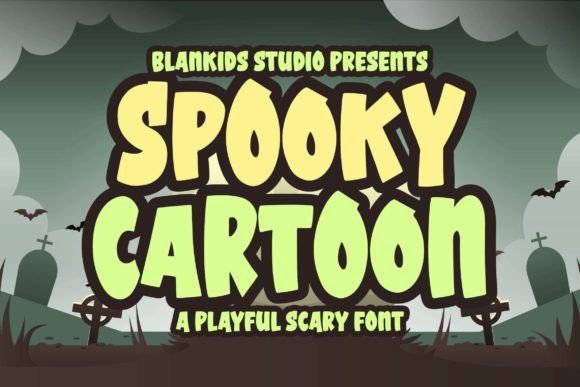 Spooky Cartoon Font: Playful & Professional Branding