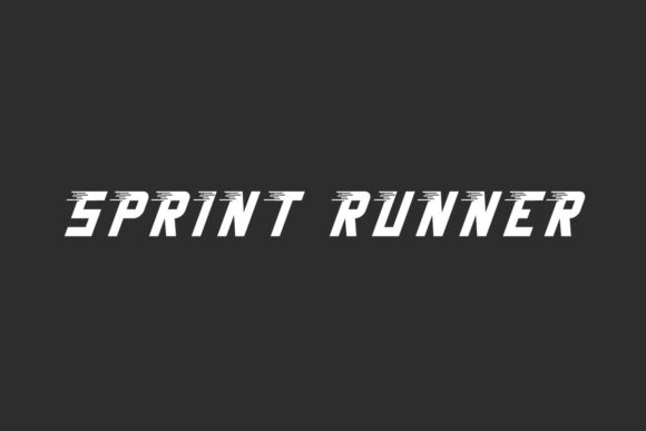 Sprint Runner: A Dynamic Display Font for Digital Impact
