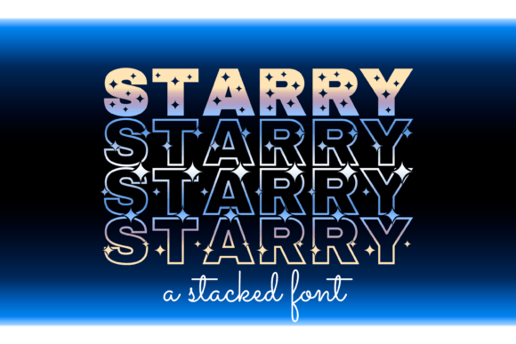 Starry Font: A Display Typeface That Elevates Your Brand