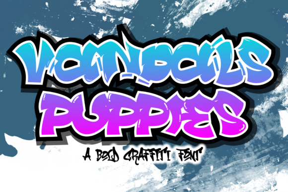 Vandals Puppies: A Bold Display Font for Digital Brand Impact