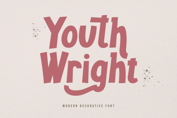 Youth Wright: A Display Font with Gentle Editorial Warmth